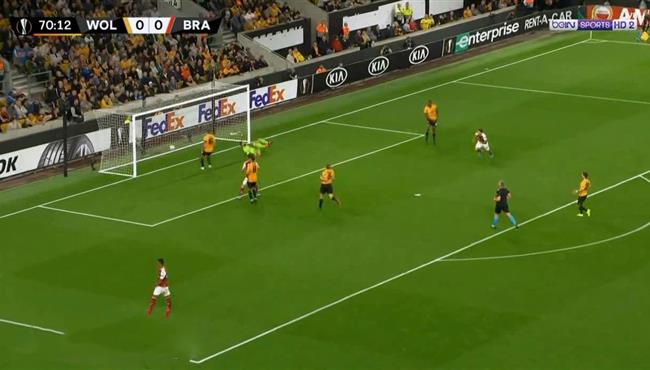 هدف فوز سبورتينج براجا على ولفرهامبتون 1 0 الدورى الاوروبى