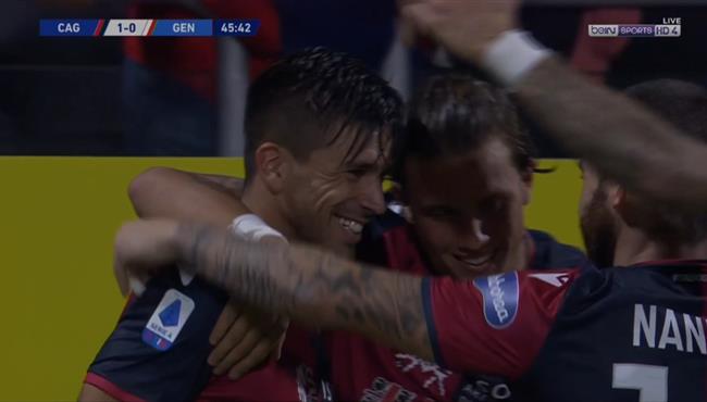 اهداف مباراة جنوي وكالياري 3 1 الدوري الايطالي