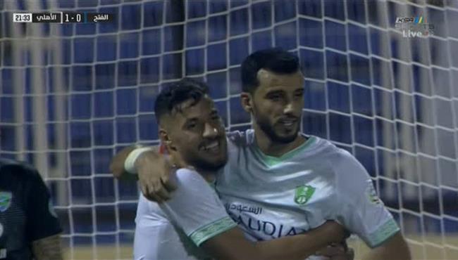 هدف عمر السومة في مرمي الفتح بالدوري السعودي