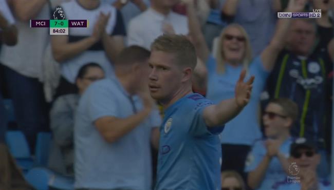 هدف دي بروين الرائع في مرمي واتفورد بالدوري الانجليزي
