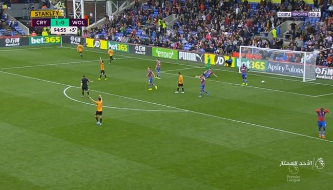 اهداف مباراة كريستال بالاس ووولفرهامبتون 1 1 الدوري الانجليزي