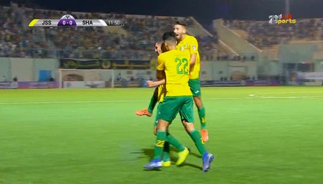 هدف شبيبة الساورة الاول الرائع في مرمي الشباب بالبطولة العربية