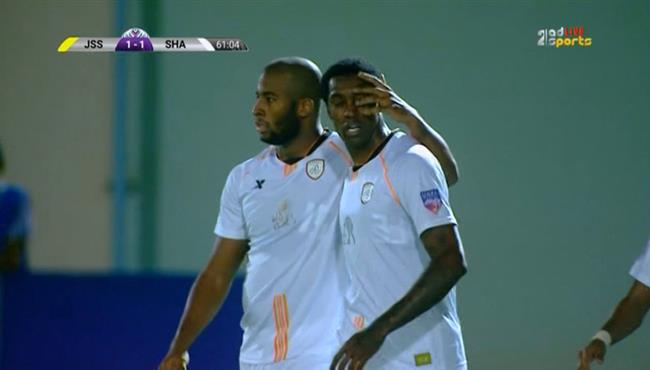 هدف تعادل الشباب مع شبيبة الساورة 1 1 البطولة العربية