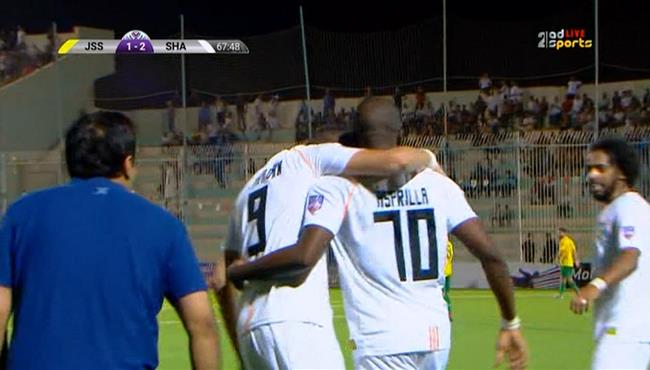 هدف الشباب الثاني في مرمي شبيبة الساورة بالبطولة العربية