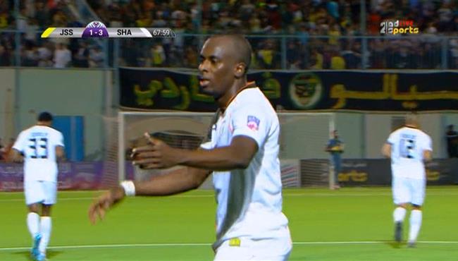 هدف الشباب الثالث في مرمي شبيبة الساورة بالبطولة العربية