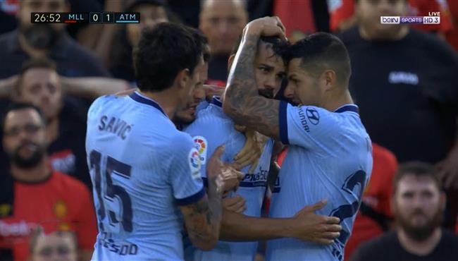 اهداف مباراة اتلتيكو مدريد ومايوركا 2 0 الدوري الاسباني