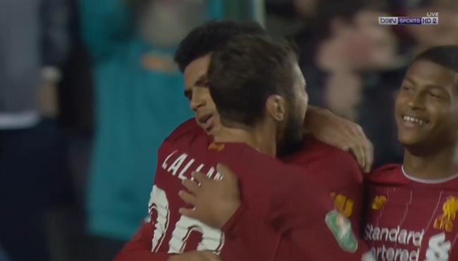 هدف ليفربول الثاني في مرمي ميلتون كينز دونز بكاس الرابطة الانجليزية