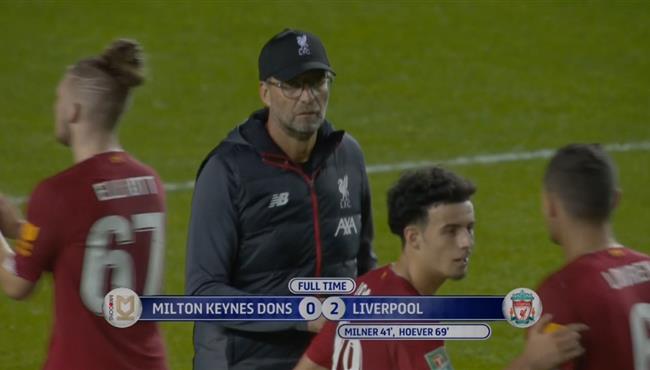 ملخص مباراة ليفربول وميلتون كينز دونز 2 0 كاس الرابطة الانجليزية