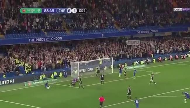 اهداف مباراة تشيلسي وغريمسبي تاون 7 1 كاس رابطة الدوري الانجليزي
