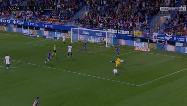 اهداف مباراة اشبيلية وايبار 2 3 الدوري الاسباني