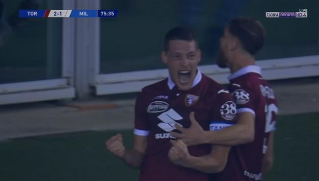 هدف بيلوتي الثاني الرائع في مرمي ميلان بالدوري الايطالي