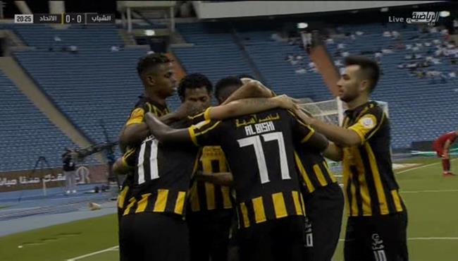 هدف الاتحاد الاول في مرمي الشباب بالدوري السعودي