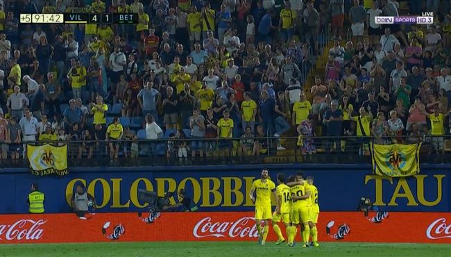 اهداف مباراة فياريال وريال بيتيس 5 1 الدوري الاسباني