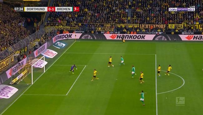 اهداف مباراة بوروسيا دورتموند وفيردر بريمن 2 2 الدوري الالماني