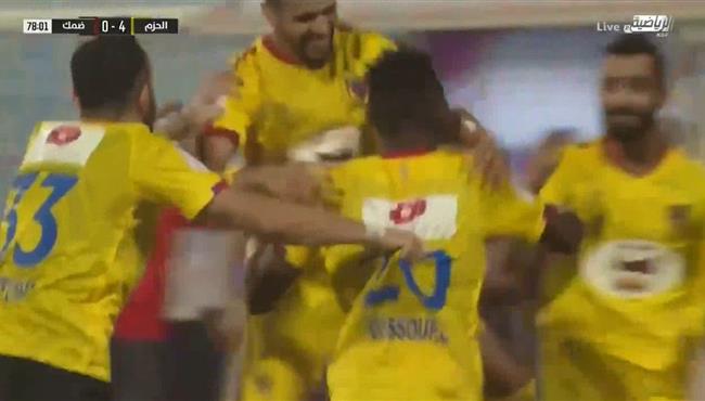 اهداف مباراة الحزم وضمك 4 0 الدوري السعودي