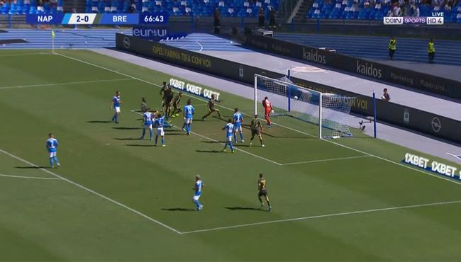 اهداف مباراة نابولي وبريشيا 2 1 الدوري الايطالي