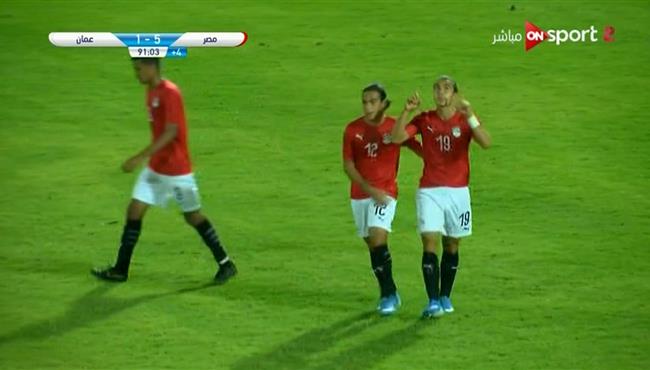 اهداف مباراة مباراة مصر وعمان الاوليمبي 6 1 مباراة ودية