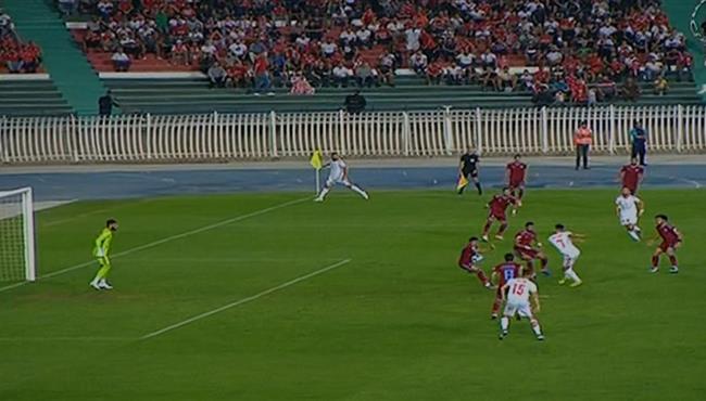 هل حرم الحكم شباب بلوزداد من ركلة جزاء امام بيراميدز في الكونفيدرالية