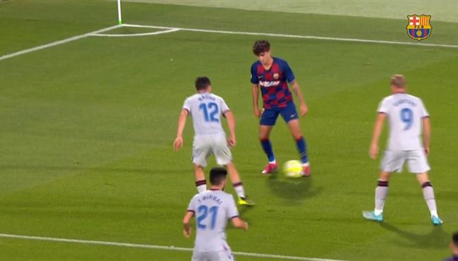 علي طريقة ميسي أليكس كولادو يسجل هدف خرافي في مباراة برشلونة ب وخيتافي ب