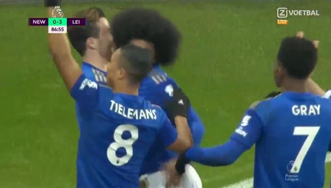 اهداف مباراة ليستر سيتي ونيوكاسل 3 0 الدوري الانجليزي