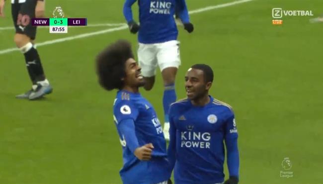 هدف حمزة تشودهاري العالمي في مرمي نيوكاسل بالدوري الانجليزي