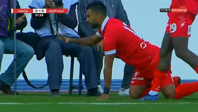 هدف احمد شرويده في مرمي بيراميدز ويحتفل علي طريقة جوميز