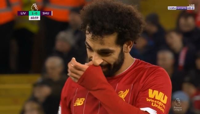 القائم يحرم محمد صلاح من تسجيل هدف محقق امام شيفيلد