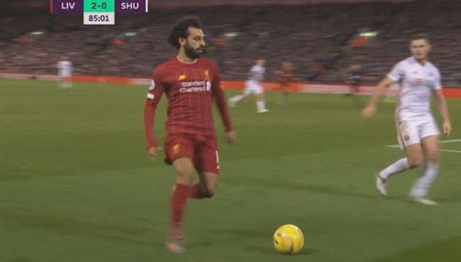 ملخص لمسات محمد صلاح امام شيفيلد في الدوري الانجليزي
