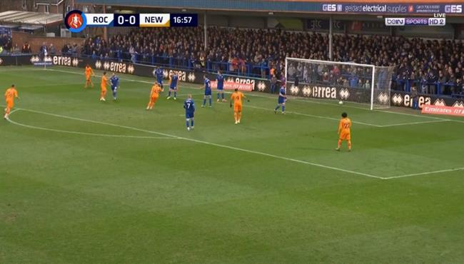 اهداف مباراة نيوكاسل وروكدال 1 1 كاس الاتحاد الانجليزي