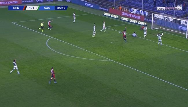 اهداف مباراة جنوي وساسولو 2 1 الدوري الايطالى