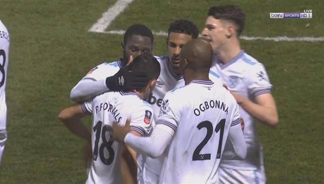 اهداف مباراة وست هام وجيلينجهام 2 0 كاس الاتحاد الانجليزي