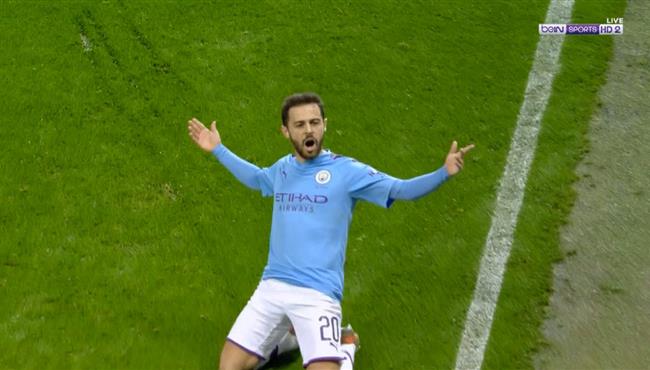 هدف بيرناردو سيلفا الصاروخي في مرمي مانشستر يونايتد