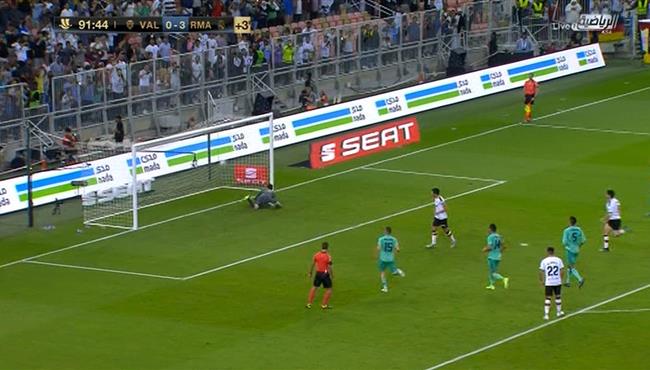 هدف فالنسيا الاول في مرمي ريال مدريد بكأس السوبر الاسباني