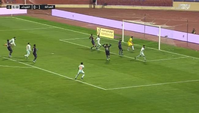 اهداف مباراة العداله والفيحاء 1 1 الدوري السعودي