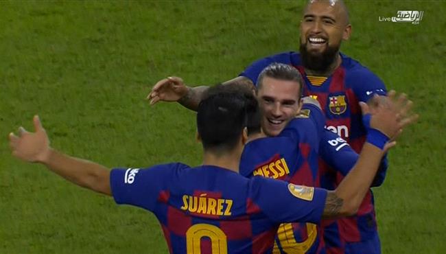 هدف جريزمان في مرمي اتلتيكو مدريد تعليق فهد العتيبي