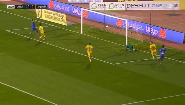 هدف تعادل الفتح مع التعاون 1 1 الدوري السعودي