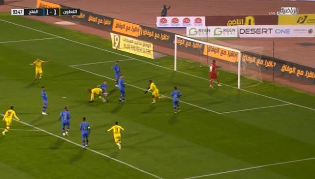 هدف التعاون الثاني القاتل في مرمي الفتح بالدوري السعودي