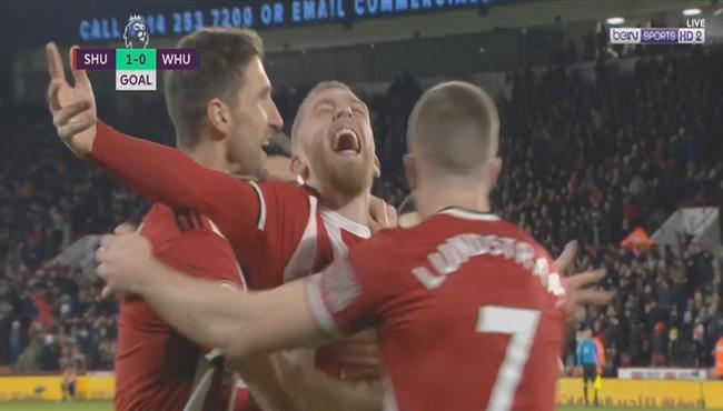 هدف فوز شيفليد على وست هام 1 0 الدوري الانجليزي