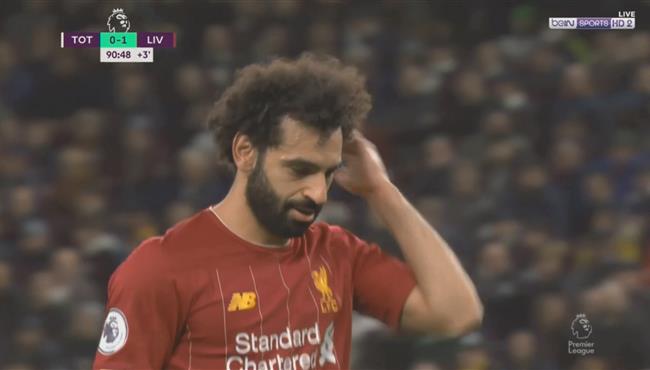 لحظة تبديل محمد صلاح في مباراة ليفربول وتوتنهام