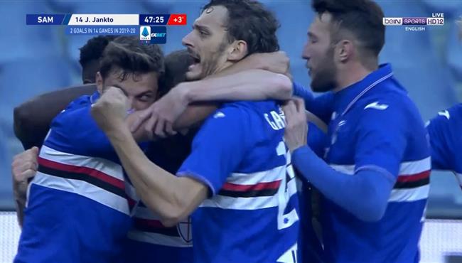 هدف رائع في مباراة سامبدوريا وبريشيا بالدوري الايطالي