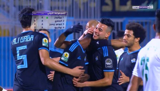 هدف بيراميدز الاول في مرمي المصري ايريك تراوري