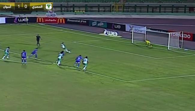 اهداف مباراة المصري واسوان 2 2 الدوري المصري