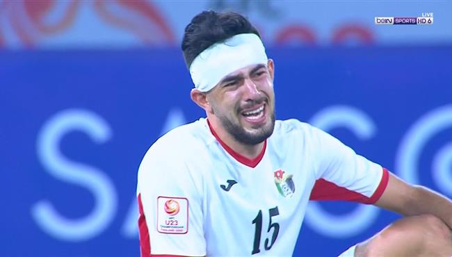 بكاء وحسرة من لاعبي الاردن بعد الخسارة امام كوريا في كأس اسيا تحت 23 سنة