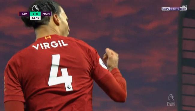 هدف فان دايك في مرمي مانشستر يونايتد تعليق رؤوف خليف