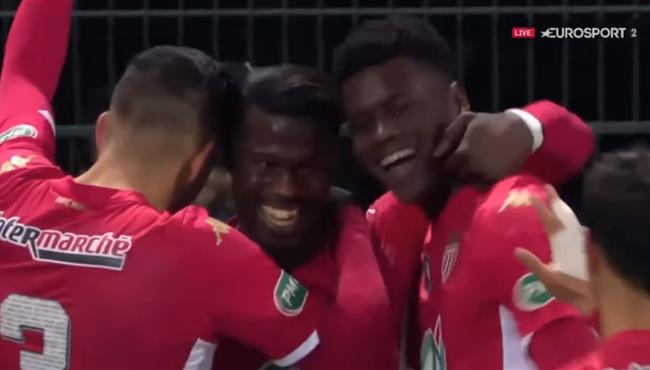 اهداف مباراة موناكو وسان بريف 3 1 كاس فرنسا