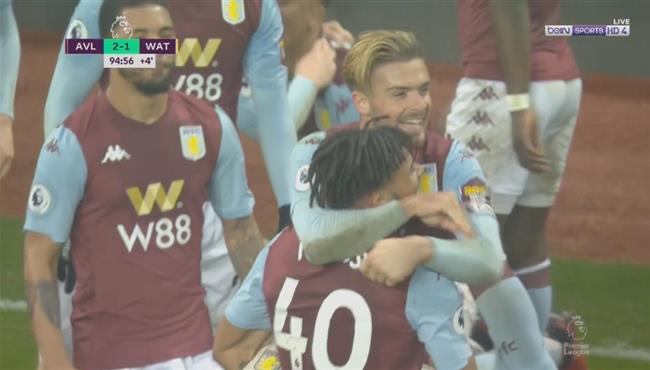 هدف فوز أستون فيلا القاتل علي واتفورد 2 1 الدوري الانجليزي