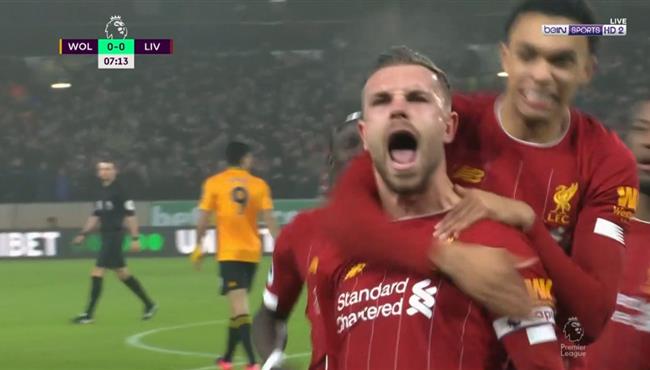 هدف ليفربول الاول في مرمي ولفرهامبتون تعليق حفيظ دراجي