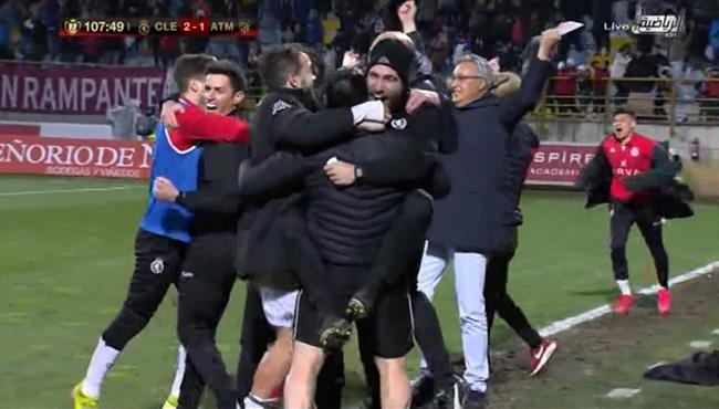 اهداف مباراة اتليتكو مدريد وديبورتيفا ليونيسا 1 2 كاس ملك اسبانيا