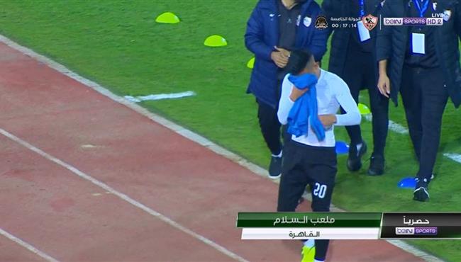 بكاء اشرف بن شرقي بعد اصابته وخروجه اثناء عمليات الاحماء