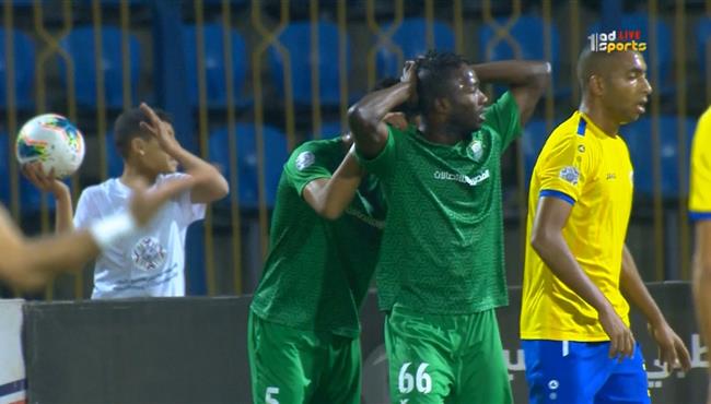 رزاق سيسيه يهدر فرصة هدف محقق بطريقة لا تصدق ورد فعل طلعت يوسف